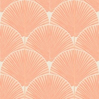 Japandi Palms Peach Hygge Large Scale tapete