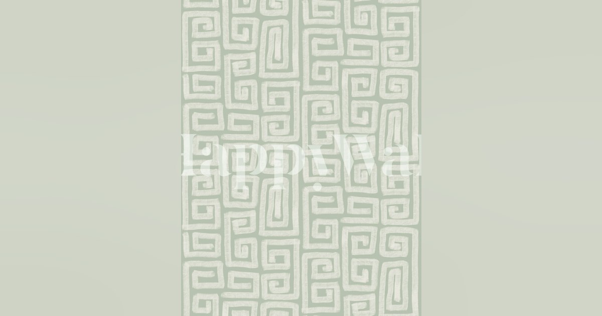 Green Key Pattern Sage Green Greek Key Pattern Wallpaper