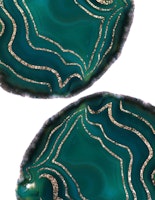 Green Agate Gold Glitter 1 ταπετσαρία