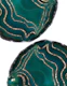 Green Agate Gold Glitter 1