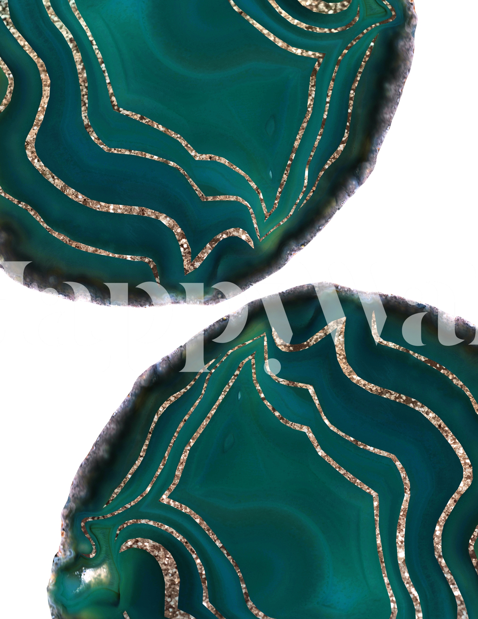 Buy Green Agate Gold Glitter 1 wallpaper - Free shipping