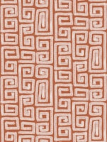 Handmade Paint Shapes Lines Terracotta Rust papiers peint