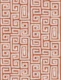 Handmade Paint Shapes Lines Terracotta Rust