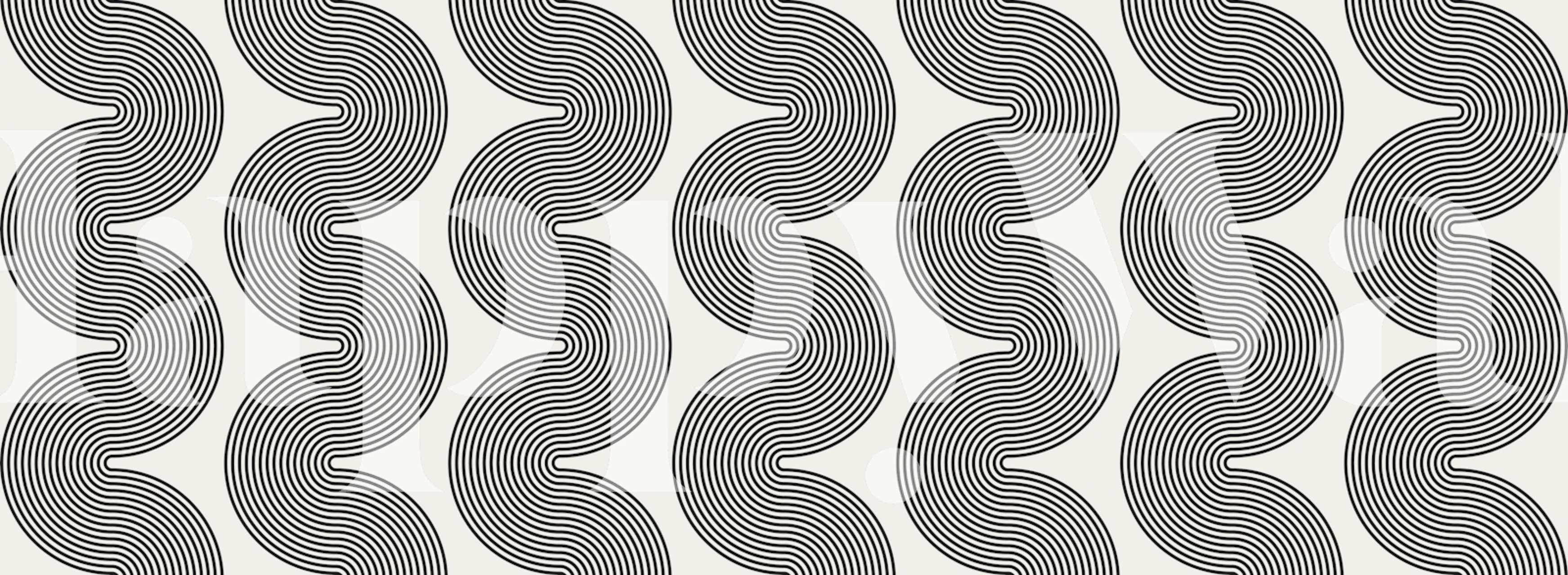 Lines and circles 54 design della carta da parati in una stanza