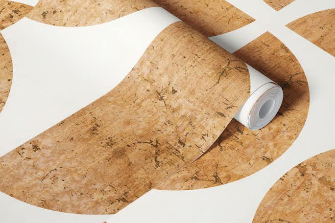Bauhaus Wood Antiquewallpaper roll