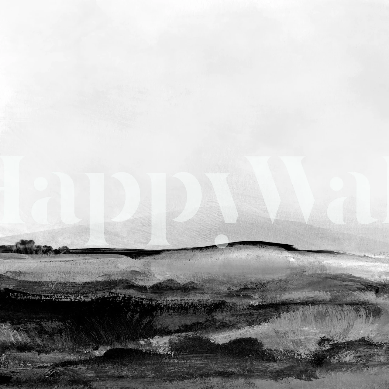 Abstract black and white landscape wallpaper