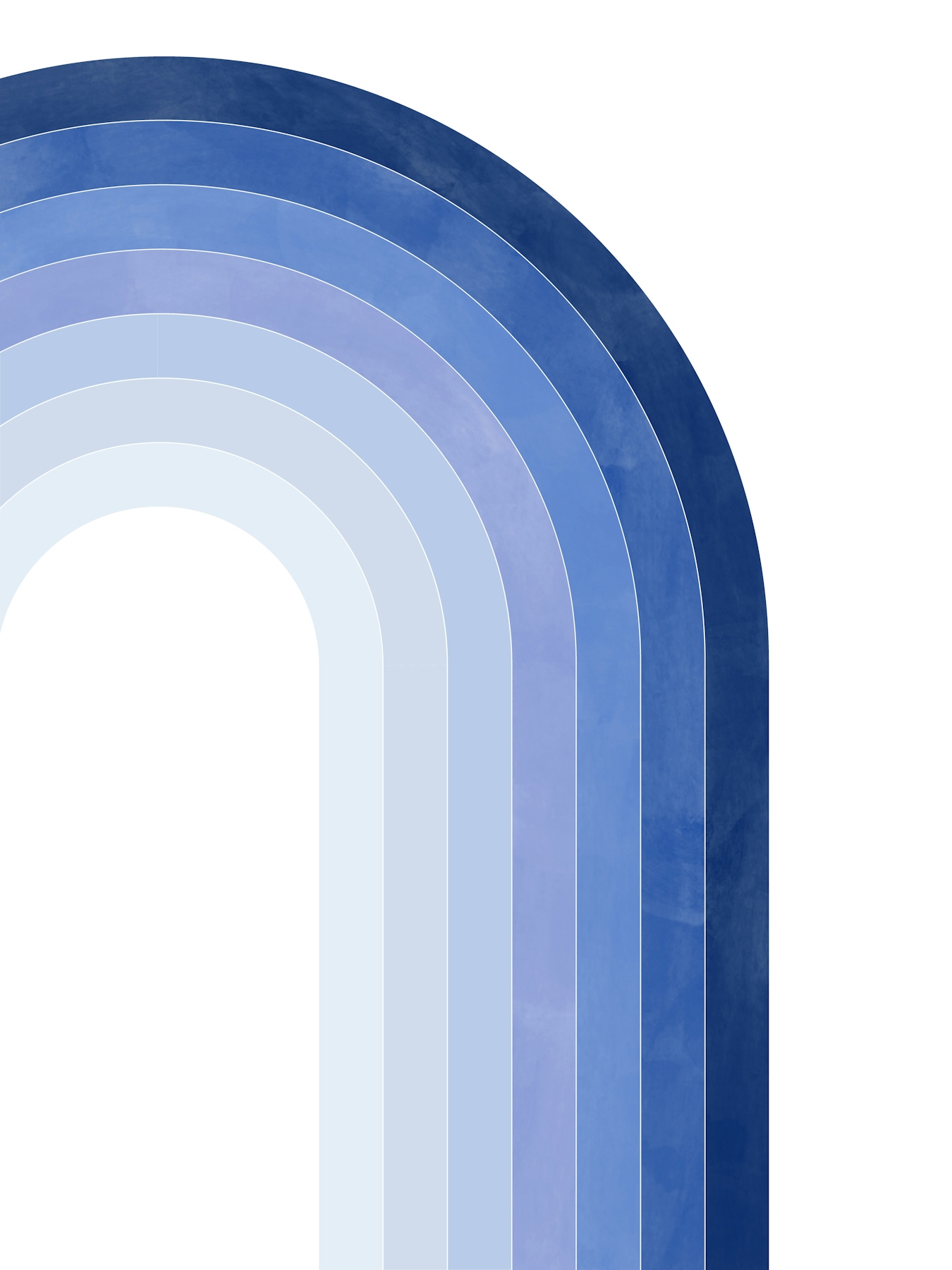 Blue Gradient Arch Wallpaper
