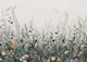 Hl004  Flowers 2   4206mm X 3000h