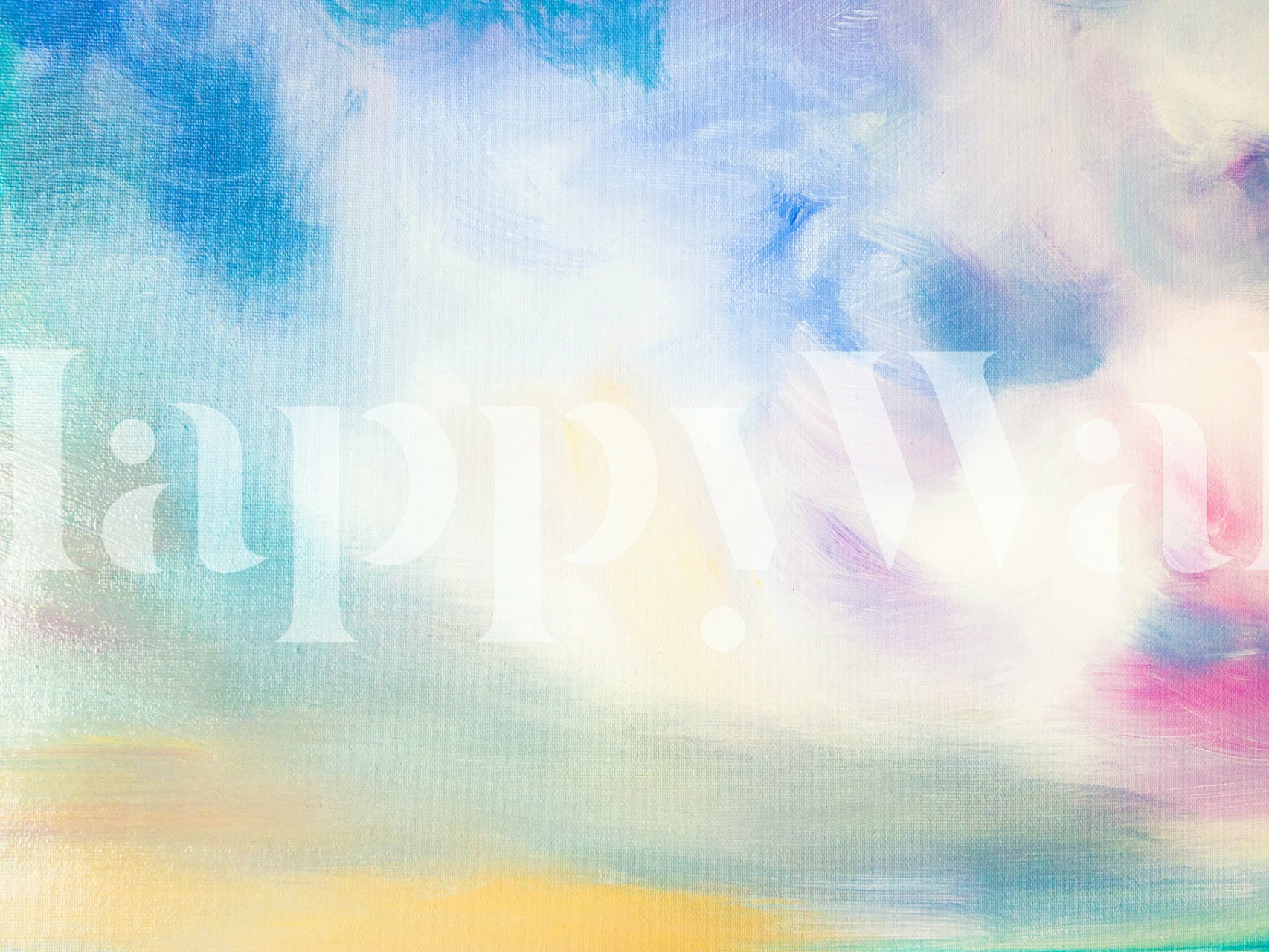 Abstract design in soft blue, pink, and white colors wallpaper