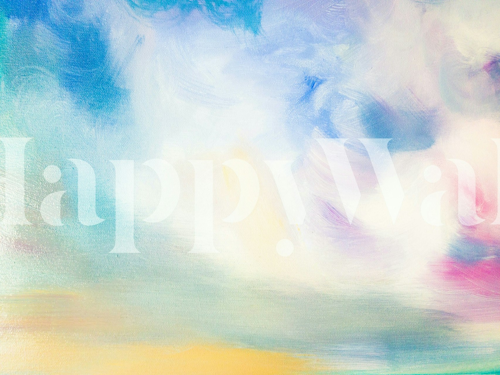 Abstract design in soft blue, pink, and white colors wallpaper