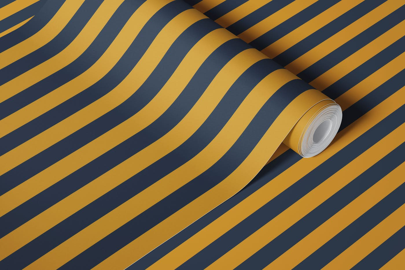 Bossa Nova Stripes - Medium wallpaper roll