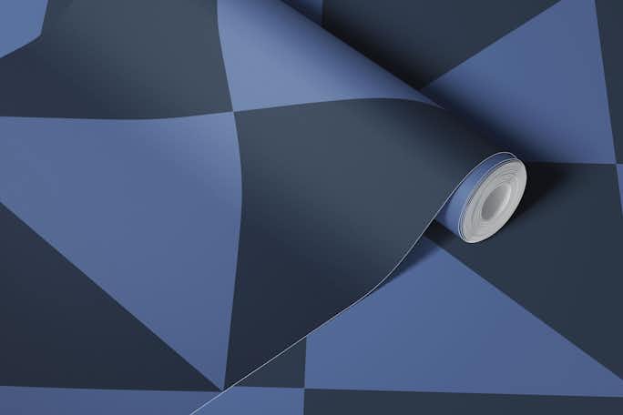 Triangles - Blue Nova Simplewallpaper roll
