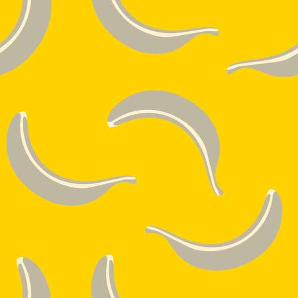 BANANA SMOOTHIE Fun Mod Tropical Fruit Yellow