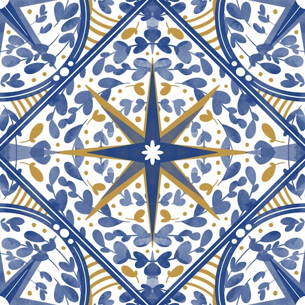 Tile shapes nature modern B