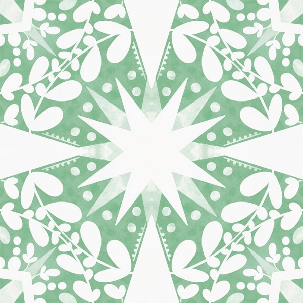 Modern nature starry tile G