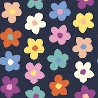 Vibrant Daisy Blooms tapet