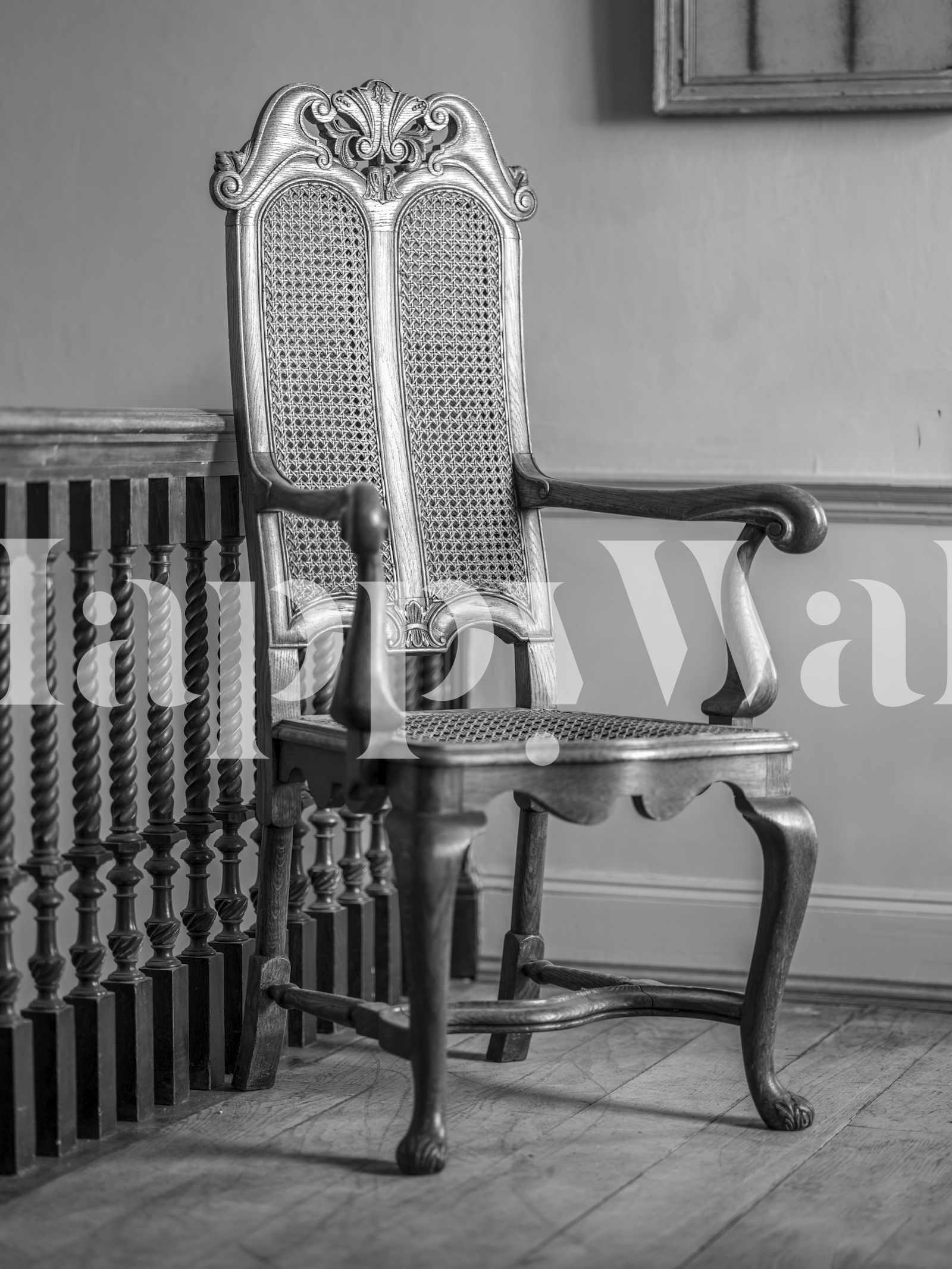 black-and-white-vintage-chair-wallpaper