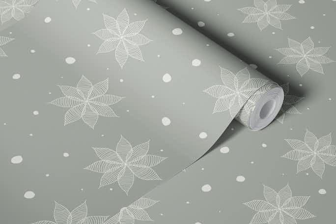 Floral Minimalism 7wallpaper roll