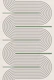 Mid Century Modern Green Black Line