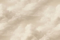 Fluffy Neutral Sunrise Clouds tapete