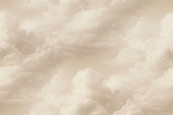 Fluffy Neutral Sunrise Clouds