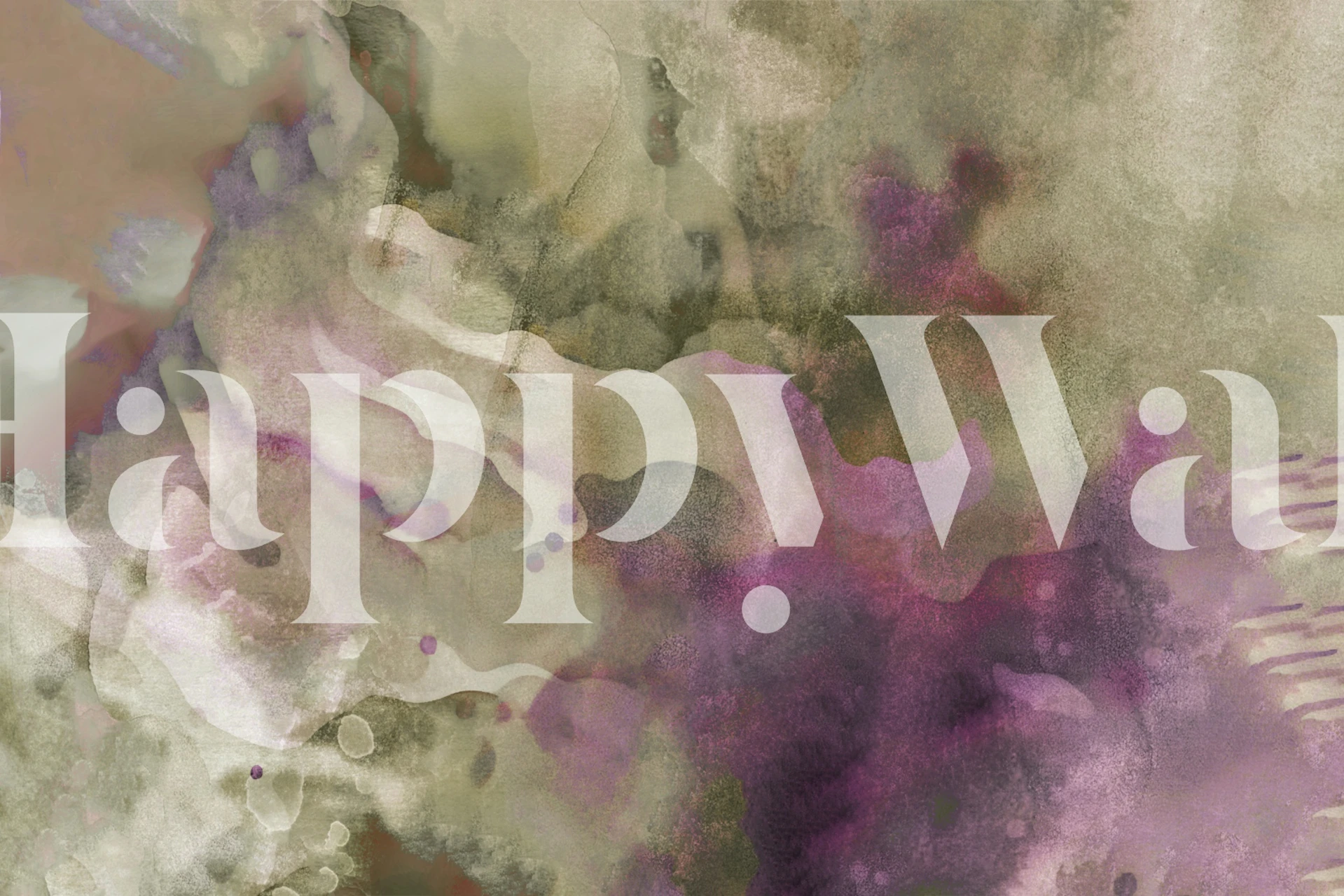 Spring Meadow Abstract Texture taustakhti huoneessa