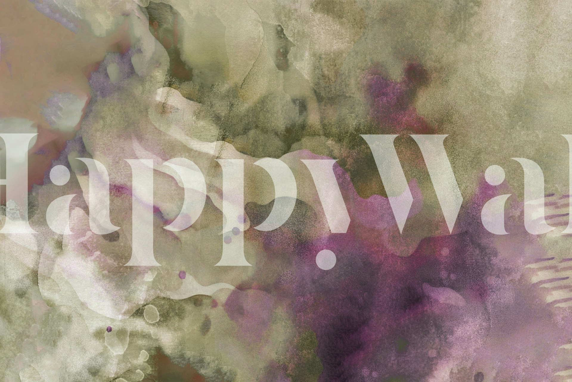 Carta da parati Spring Meadow Abstract Texture in una stanza