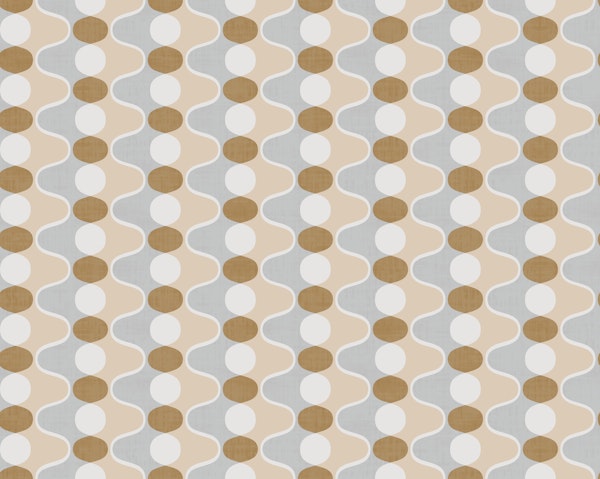 Simple Muted Mid-Century Abstract Vintage