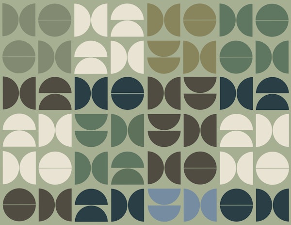 Mid-Century Semi Circles