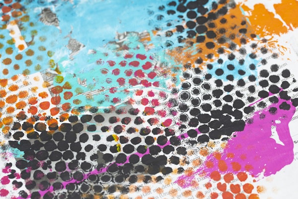 Colorful Grunge Painting