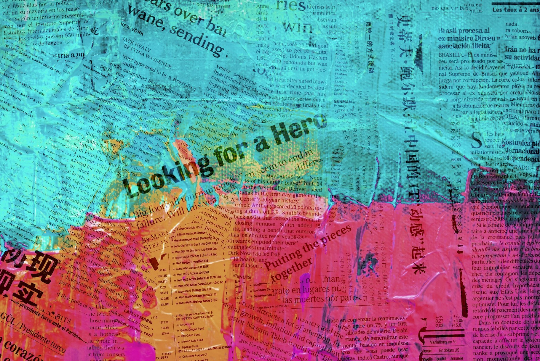 Colorful Art With Text wallpaper Free shipping Happywall