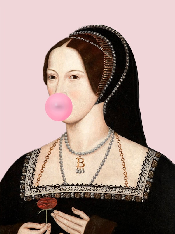 Anne Boleyn Bubble-Gum Pink