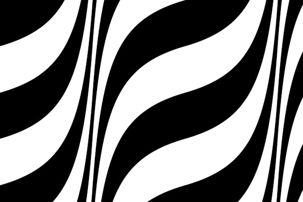 Black White Graphic Waves