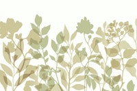Layered Leaves Spring Vibes Beige Green ταπετσαρία