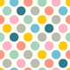 SPRING DOTSY Fresh Polka Dots Pastel on Cream