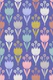 SPRING TULIPS Fresh Floral - Very Peri Purple