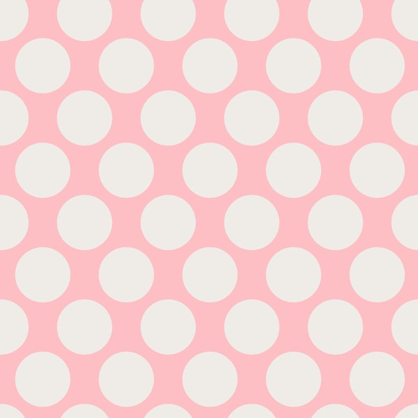 SPRING DOTSY Fresh Polka Dots - Pastel Pink
