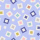 TINKLE Abstract Geometric Square Toss Purple