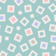 TINKLE Abstract Geometric Square Toss Green