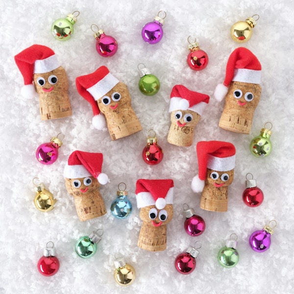 Fun Christmas corks