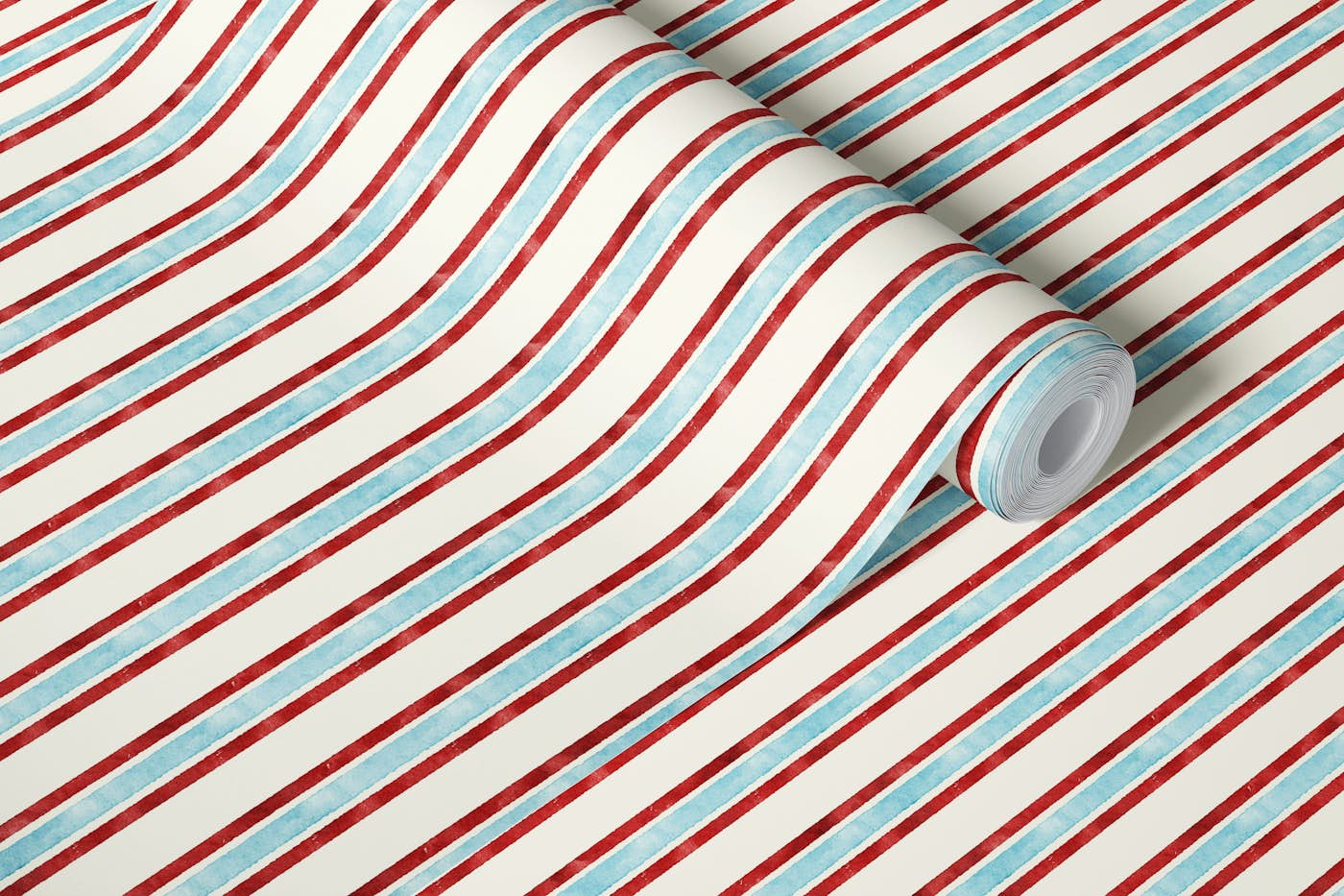 Komochi Japanese stripes - medium wallpaper roll