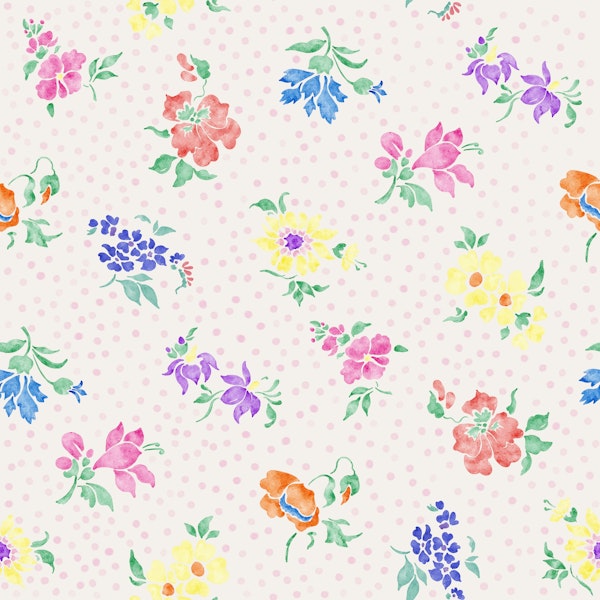 Delicate Flowers Garden - large