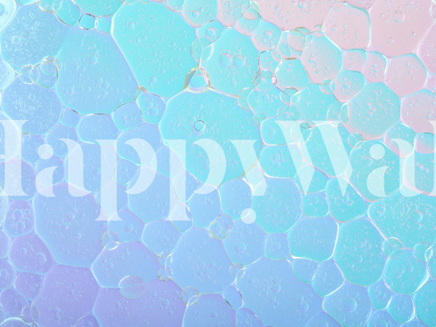 Bubble Ballet wallpaper in a stylish room