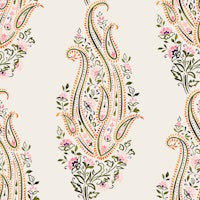 Indian Floral paisley - large ταπετσαρία