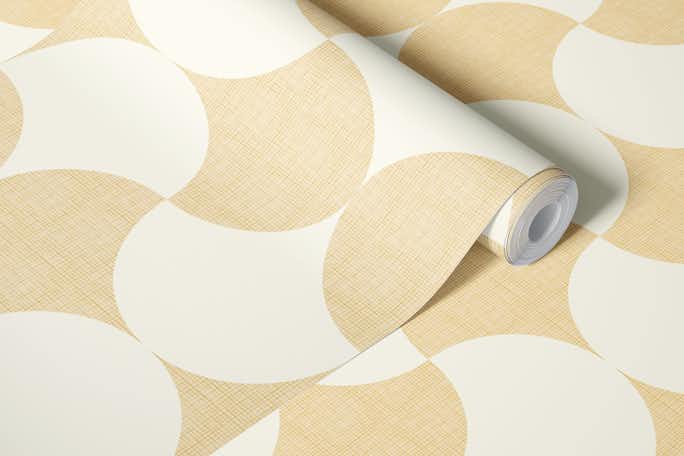 mid century minimalism linen texture 1 (M)wallpaper roll