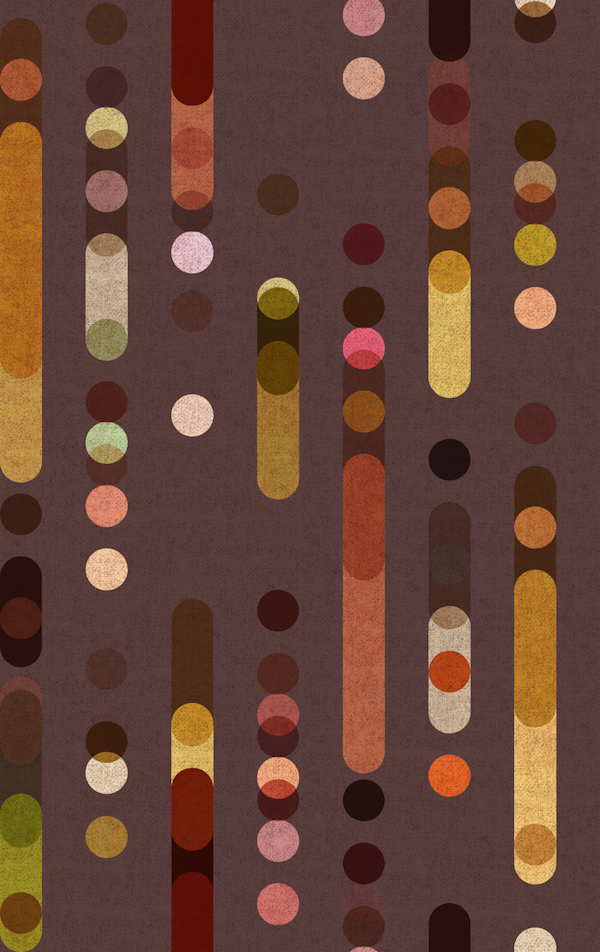 Warm Minimalistic geometrics shapes dark