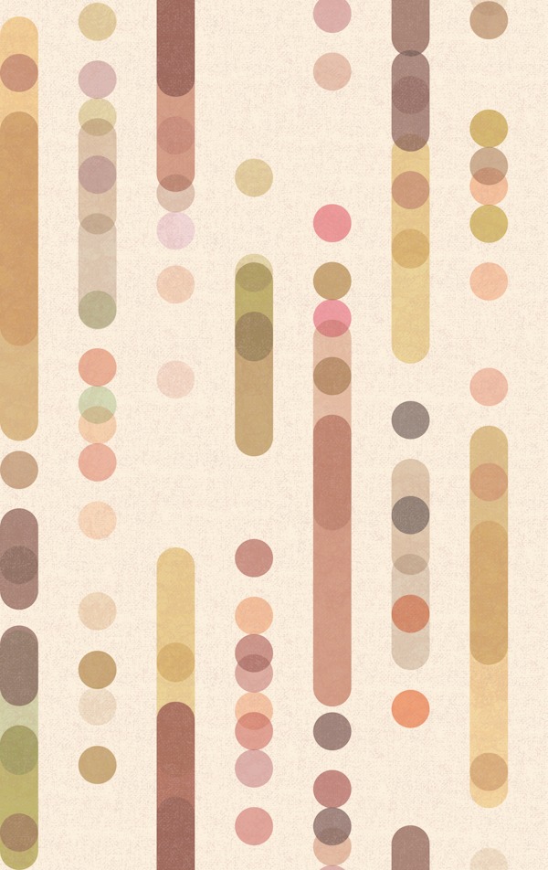 Warm Minimalistic geometrics shapes soft