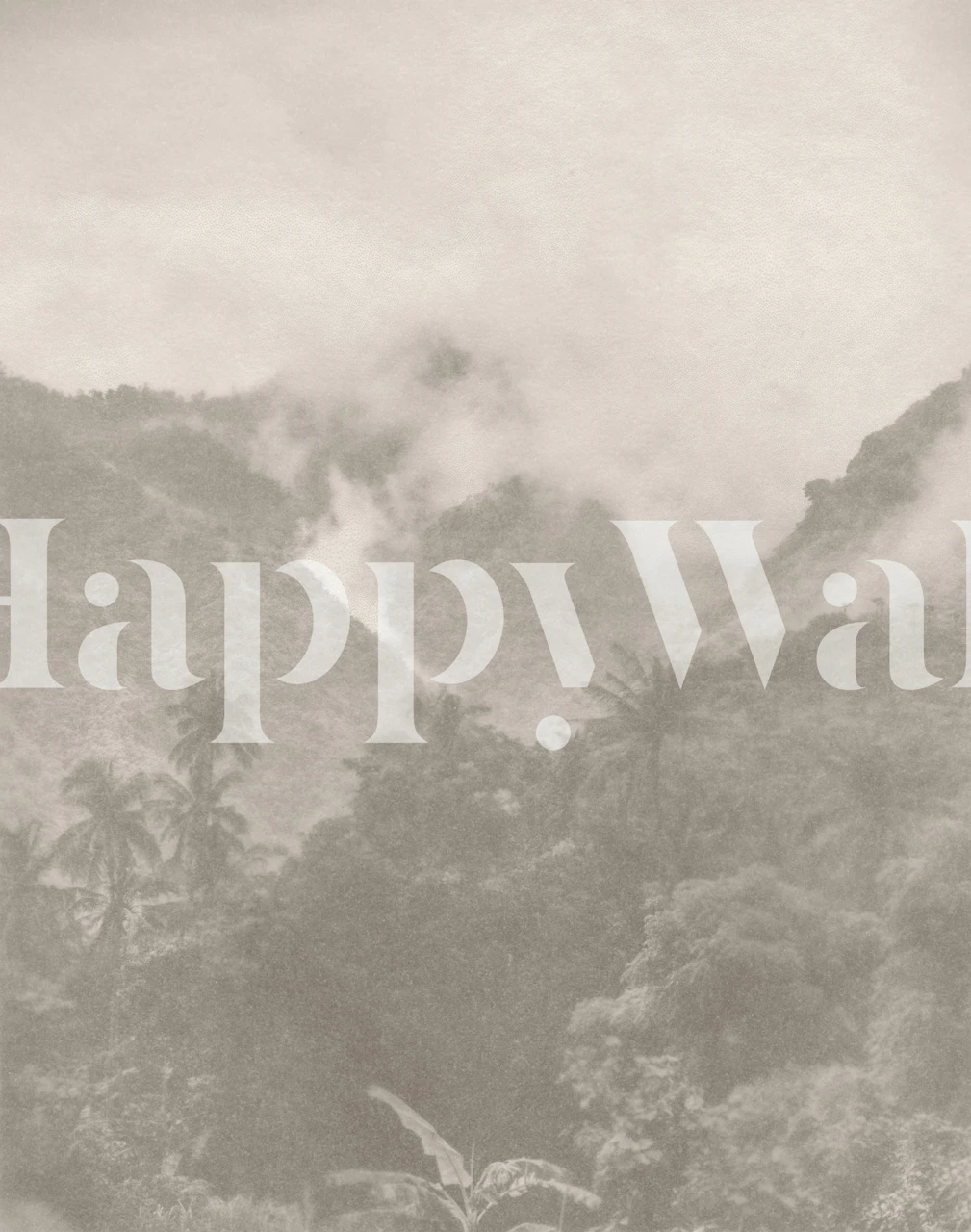 Tapeta Foggy Jungle 3 w aranżacji pokoju