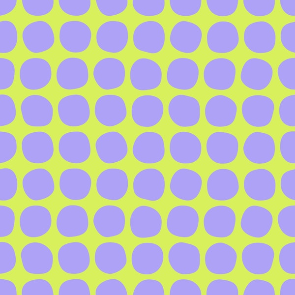 Dots in Lavender and Lime