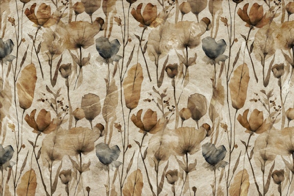 Muted Beige Dry Flowers